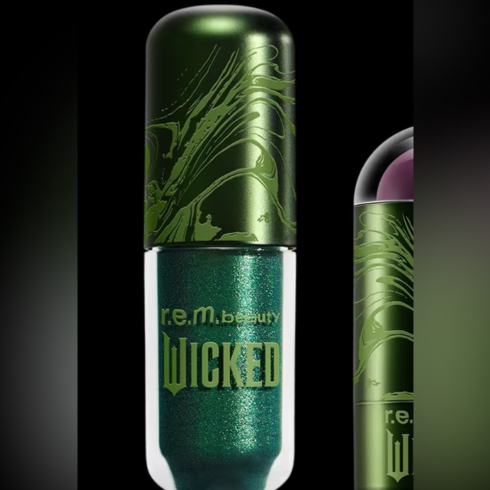 New r.e.m. beauty x wicked Elphaba Liquid Eyeshadow from set